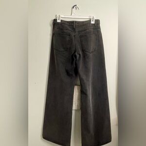 Black Wide-Leg Jeans